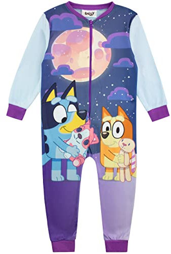 BlueY Mädchen Schlafoveralls Lila 98