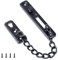Cadena de seguridad para puerta de acero inoxidable, cadena de seguridad de acero inoxidable, cerradura de puerta, cerradura con tornillos para hotel, familia, puertas interiores, puertas y ventanas