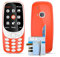 3310 SIM-Free and Unlocked Mobile Phone (Warm Red) + UK Plug Adapter, Mini GSM Phone with Camera, Long Battery, Basic Mobile Phone for Seniors, Pay As You Go
