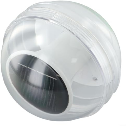 Yuanpgky Lampe solaire flottante d'extérieur en forme de boule pour étangs, piscines et jardins – Lampe étanche à changement de couleur RVB avec 3 modes, IP65 ABS PC, autonomie de 8 à 10 heures (1