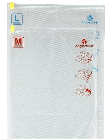 Eagle Creek Pack-It Compression Sac, Set M-L/Set M/L, clear
