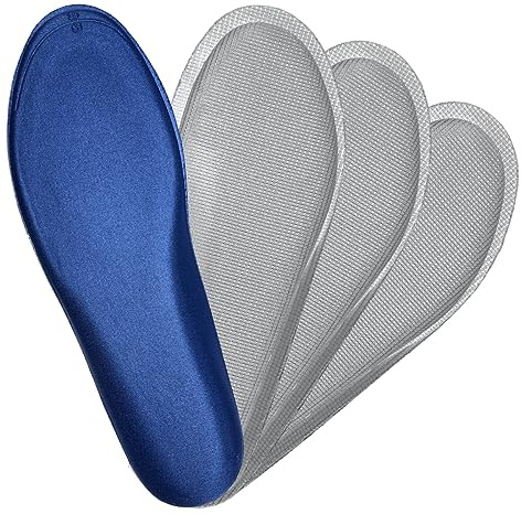 2 Pares de Plantillas de Zapato Memory Foam Para Mujer y Hombre,Absorción y Amortiguación de Impactos, Comodidad y Suavidad, Suelas Internas para Zapatillas, Deportivas y Más (38, Unico)