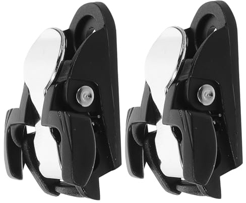 BESPORTBLE Hebillas Reemplazables para Patines en Línea, 2 Piezas, Cierre Práctico de Plástico y Acero Inoxidable, Instalación Fácil para Reparación y Ajuste Seguro