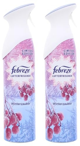 2 x Febreze Lufterfrischer Winterzauber Raumspray je 300ml Entfernt Gerüche