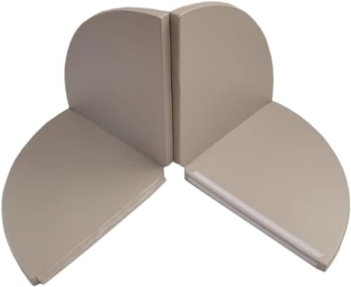 Tapete de Pole Dance, tapete Profesional Gris con Acolchado de Seguridad, Grosor de 1, 2 y 4 Pulgadas, 110 cm/3,6 pies/43 Pulgadas, Ideal para Principiantes y Profesionales, máxima protecció