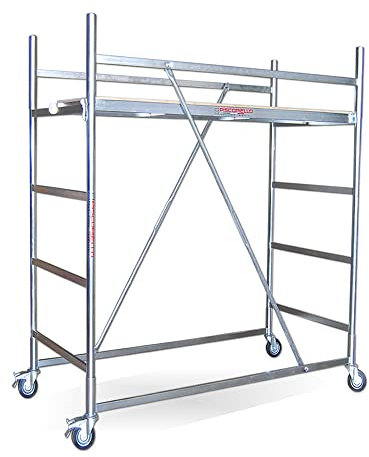 Andamio altura de trabajo 3,24 metros con superficie de trabajo | modelo TRIS