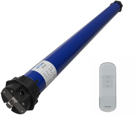 MATISMO Motor persiana con mando para eje de 60 mm AMT45ED/F - Hasta 60 Kg - Detección de obstáculos