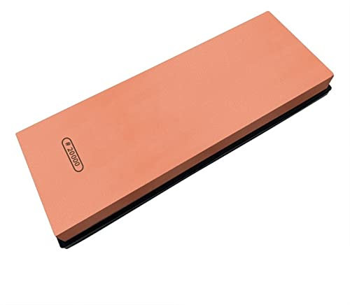 Pietra per affilare i coltelli giapponese con grana 20000 per pietra per affilare da cucina lucidata a specchio con base antiscivolo Coltello da chef Pietra ad acqua per coltello multiuso, utensili,