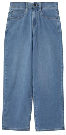 s.Oliver Junior 2172882 Jeans Baggy, vestibilità Rilassata, Gamba Larga, 53Z2, 158 cm Sottile Bambino