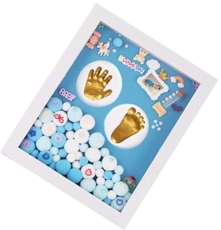 Gatuida Newborn Handprint Boys and Girls Footprint Ink Pads Personalised Born Accessories for Milestone Shower