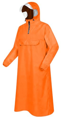 Andake Poncho de Pluie Homme et Femme, Imperméable Cape de Pluie à Manches, Adapté pour le Vélo et la Randonnée