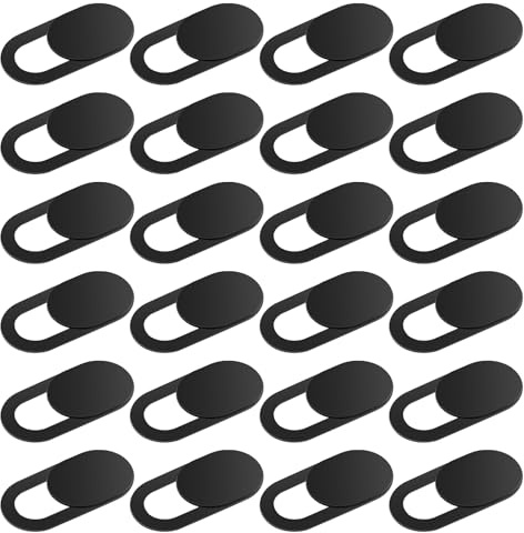 DOPENSPI 24PCS Camera Cover Slide, Ultra-Thin Phone Camera Cover Plastic Cameras Blocker Slider Webcam Covers for PC SmartPhone Cell Phone Laptop Tablet Desktops to Protect Your Privacy and Security
