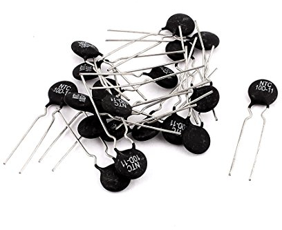 sourcing map 20stk NTC 10D-11 10Ohm +/-10% Strom Grenze Kraft Typ Thermistor