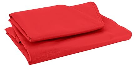 Bepouf - Pouf a Sacco Mega Vuoto 85Øx135H cm 335L 100% Ecopelle Rosso non Imbottito, Pouf Poltrona Salotto e Camera da Letto, Sedersi Comodo Lavabile, Poltrona Sacco Anallergica Impermeabile