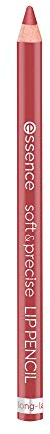 essence cosmetics Soft & Precise Lip Pencil, Soft & Precise, Long-Lasting, No. 02 Happy, Red, Long-Lasting, Colour-Intensive, Natural, Vegan, Nanoparticle Free (0.78 g)