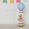 YALLOVE Clear Acryl Tischballon Stand Kit, einstellbare Höhe, 60cm 4-Pack, Wiederverwendbar