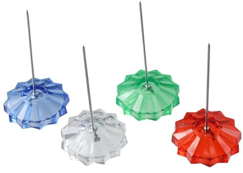 petofqq 4 soportes de papel para recibos de papel, soporte para notas de pincho, pinchos de recibo de estaca recta, para billetes, billetes, tenedor
