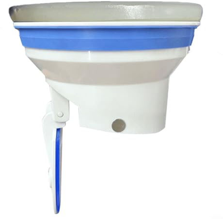 Uwithdanceme Valvola di ritegno con chiusura automatica per WC con flangia e coperchio deodorante per bagno per prese di fognatura da 90-110 mm, anti-odore particolare, anti-perdite