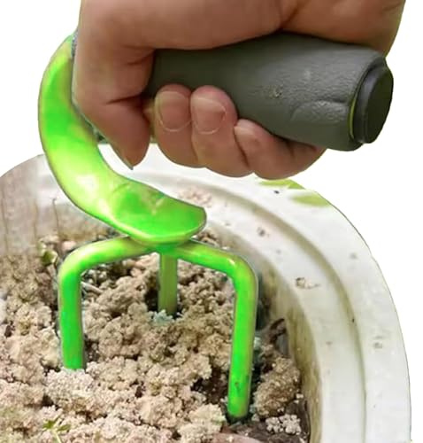Gartenkralle Bodenlockerer Kultivator Garten Krallen Lösen Bodenlockerer Edelstahl Gartenwerkzeug Manuelle Bodenbearbeitung Ergonomischer Griff Für Hochbeete Blumenbeete Gemüsegarten