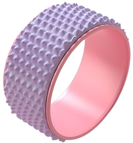 Yoga Wheel, Spinal Alignment Support, 32x13cm, Stretching Wheel Back Training Roller Massage, Stretching Yoga Roller, Thigh and Pelvic Comfort, for Back Body Relief Support