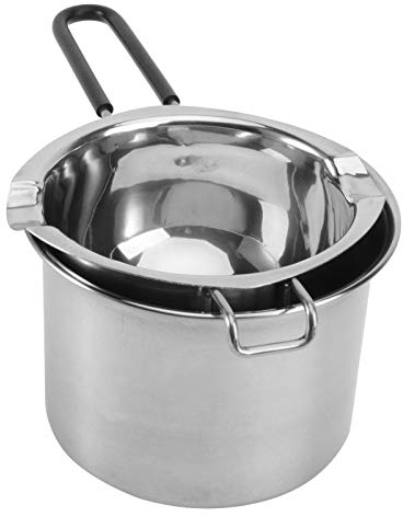 Yardwe Pentola a Bagnomaria Scalda Burro in Acciaio Inox Pentola per Sciogliere Il Cioccolato da Cucina Padella per Burro Cioccolato Formaggio Caramello Bonus