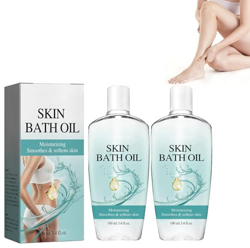 Grgowe 2Pc Huile De Bain Originale Pour La Peau,Huile De Bain Douce Et Originale,Huile De Bain Pour La Peau Si Douce Et Sensuelle,Hydrate Et Hydrate La Peau Sèche,Huile De Bain Pour La Peau Du Corps