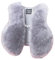 YOUCAI Damen Kunstpelz Weste Ärmellose Jacke Kurz Winterjacke Fellweste Mantel Oberteile Outwear Warm Pelzweste Pelzjacke Pelzmantel,M,Grau 2