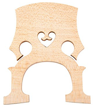 Benkeg 1pc Replacement Part 3/4 Maple Bridge for Double Bass Contrabass Upright Bass,1pc Replacement Part