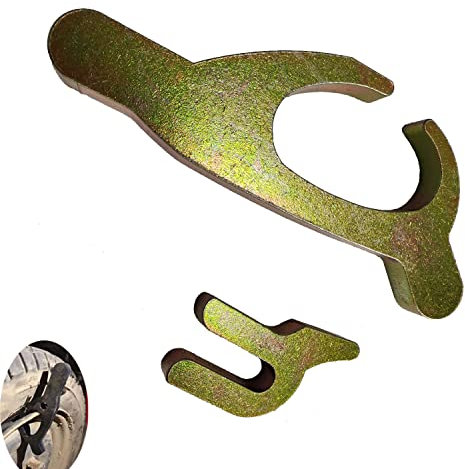 YehVeh 2 Pack Tire Bead Breaker Keeper Tire Change Tool Cast Iron Tire Bead Holder Clamp Retainer for Mount Remove Install Tires Motorcycle Motorbike Dirt Bike Scooter e-Bike Changing Tires Easier