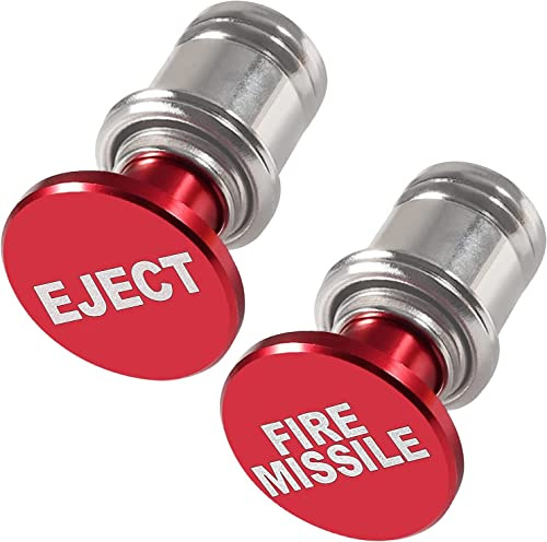 Fire Missile & Eject Car Cigarette Lighter Plug, 12-Volt Universal Replacement Accessory for Most American Japanese Vehicles Socket Size A