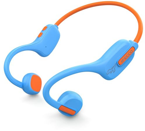 IFECCO Auriculares Bluetooth Abiertos para Niños, Aire Conducción Inalámbricos, IPX5 Impermeables para Viajes Escuela Regalos