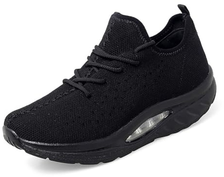 Hixingo Zapatillas de Deporte Jazz para Mujeres, Zapatos de Baile Respirable Antideslizantes Baile Sneaker Ligeros y Transpirables para Fitness y Entrenamiento de Danza 35-42