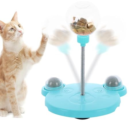 Balle À Goûter Pour Chat - Jouet Interactif Pour Chat, Distributeur De Friandises Chat Chiot Balle De Nourriture Pour Chien, Jouet Distributeur De Croquettes Pour Chat, Balle Interactive Pour Chat