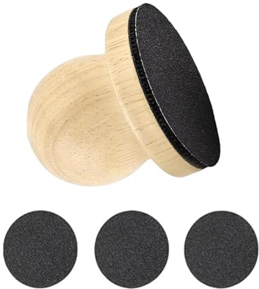 Dog Nail Grinder - Dog Nail Trimming Board | Mild PetNail Care Tool Lämplig För Och Hundar | Tyst Smidig Filning För Klor, Trämaterial, 4,5x5,5 Cm, 80 G, 3 Ersättningsskivor Ingår