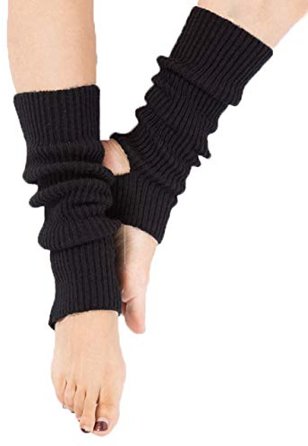 Wamvp Hiver Chaud Jambières Guêtre Tricotée Poignets Genouillères pour Femmes Dame Filles pour Danse Ballet Yoga