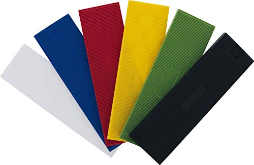 Lot de 18 blocs de vitrage, 100 x 30 mm, cales de vitrage, cales de 8 mm