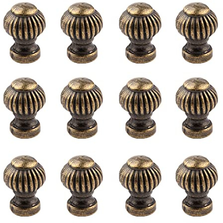 Möbelknoppar 20 stycken bronsknappar vintage mässing draghandtag antik brons runda handtag kökshandtag möbelhandtag skåpknoppar lådknopp byråknoppar retro lådhandtag lådknappar