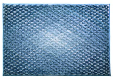 Kleine Wolke Badteppich Cory, Farbe: Navy, Material: 100% Polyester, Größe: 60x 60 cm