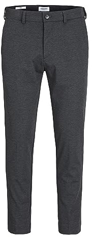 JACK & JONES Mens Jpstmarco Jjcooper Chino Noos Pants, Dark Grey, 30W / 32L UK