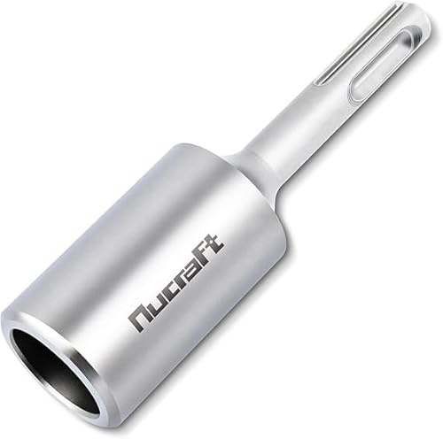 Nucraft Bouterolle d'enfoncement SDS-PLUS, Pilote de tige de terre professionnel 100 x 28 mm, Ø20,5mm