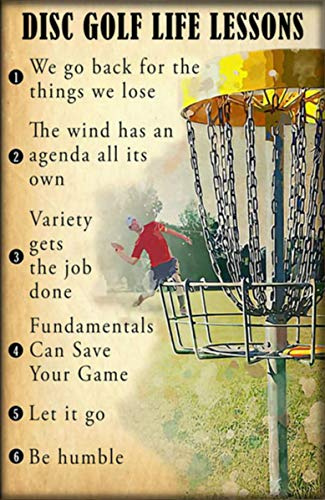 1000 Pieces Jigsaw Puzzle Disc Golf Lovers Disc Golf Life Lessons Jigsaw Puzzle Mural Props Toys School Supplies Wooden Puzzle Family Decorations Unique Birthday Present