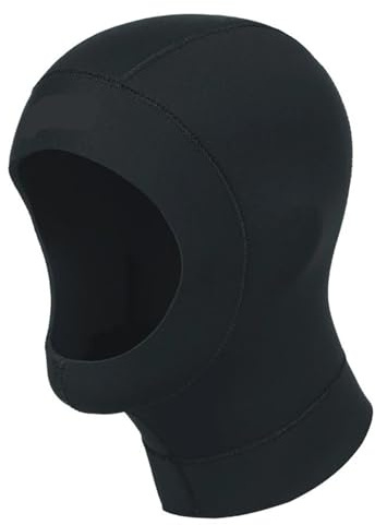 OZLCUA Cappuccio da Sub Ultrasottile in Neoprene 1 mm for Adulti, Cappuccio for Muta Snorkeling, Cappello Surf e subacquei(XL)