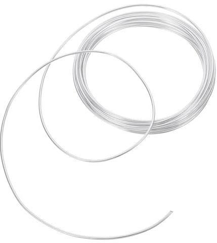 SAFIGLE Alambre de Aluminio para Bonsái Flexible y Fácil de Moldear Cable Metálico para Fijación y Modelado de Plantas de Interior y Jardín Resistente y Ligero para Entrenamiento de