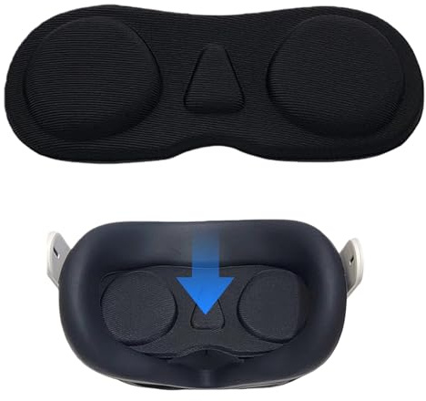 VR Objektivschutz, VR Lens Protector Cover, Kompatibel mit Meta Quest 3S, Quest 3/2/1, 3S Xbox Edition, Vision Pro, Valve Index, Rift S und Pico 4, Oculus RiftS, Kratzern und Staub