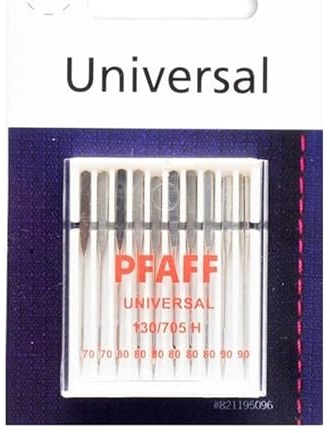 ZickZackNaehmaschine Universal Nadeln Sortiment 130/705 H, Stärken 2x70/6x80/2x90 (10 Stück)