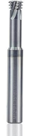 Fresa de rosca métrica M1.0-M12, fresa de extremo de rosca métrica, 3 flautas, broca de enrutador de carburo de tungsteno 60D for corte de Metal y aluminio, 1 ud.(M10x1.5xD8x60)