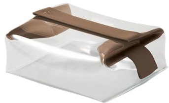 Cadence Parcel - Kit transparente con cierre magnético - Kit de aseo de viaje duradero y resistente a fugas - Cumple con la TSA y diseño modular - Bolsa de higiene para artículos esenciales de viaje