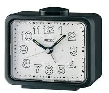 Seiko Bell Alarm Clock With Quiet Sweep Hand QHK061K