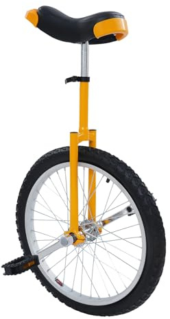 JJsdwin Monocycle Balance 20 pouces, béquille d'entraînement, entraînement d'équilibre unicycle pour débutants et professionnels, hauteur réglable de 78 à 90 cm, capacité de charge de 143 à 165 kg