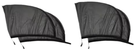 Bilskiljegardiner Bil Bakfönster Solskydd Taksolskydd | 2st Side UV-skydda Shield Mesh Förhindra Mygga Sunshine Privacy Vikbar